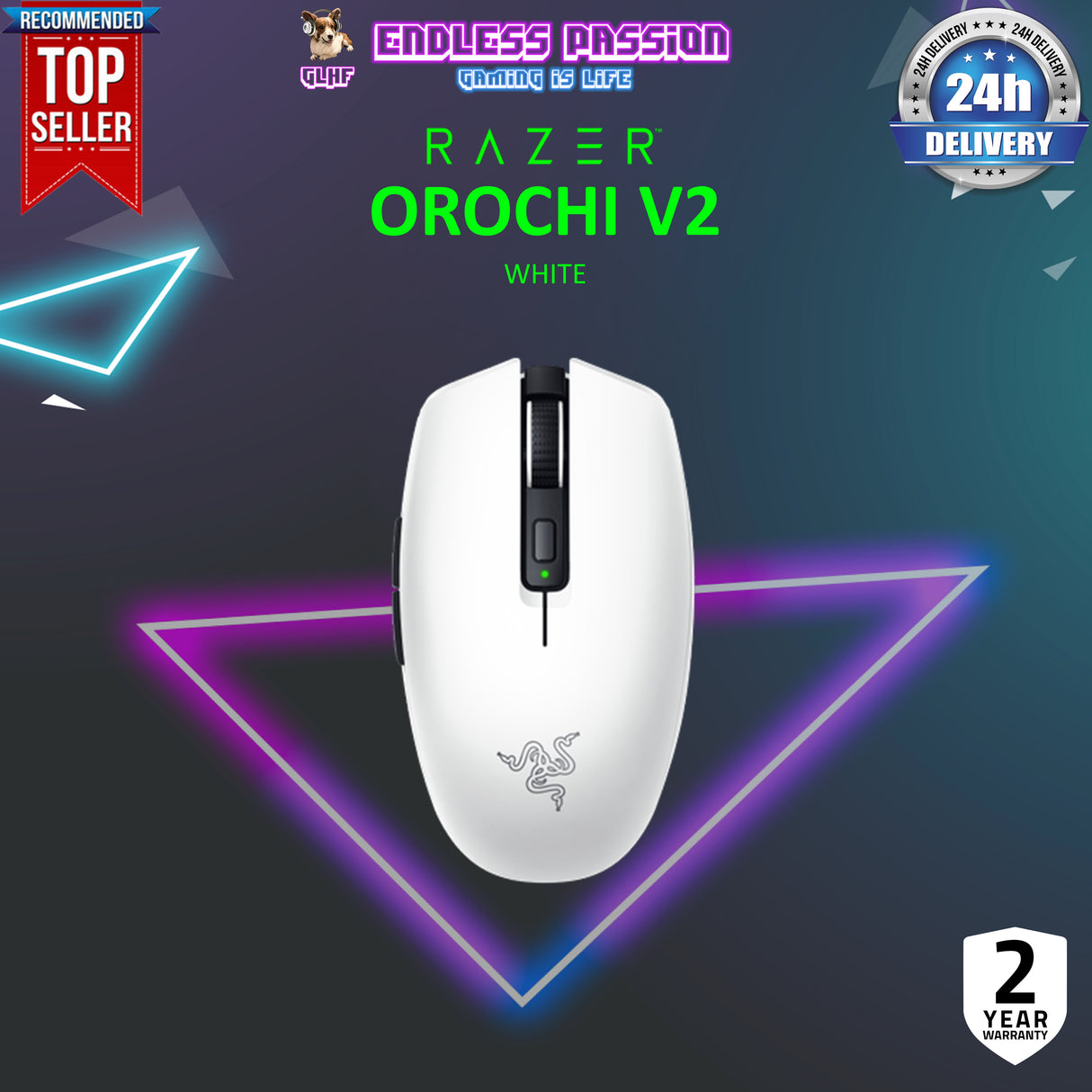 Razer Orochi V2 - Mobile Wireless Gaming Mouse with up to 950 Hours of Battery Life