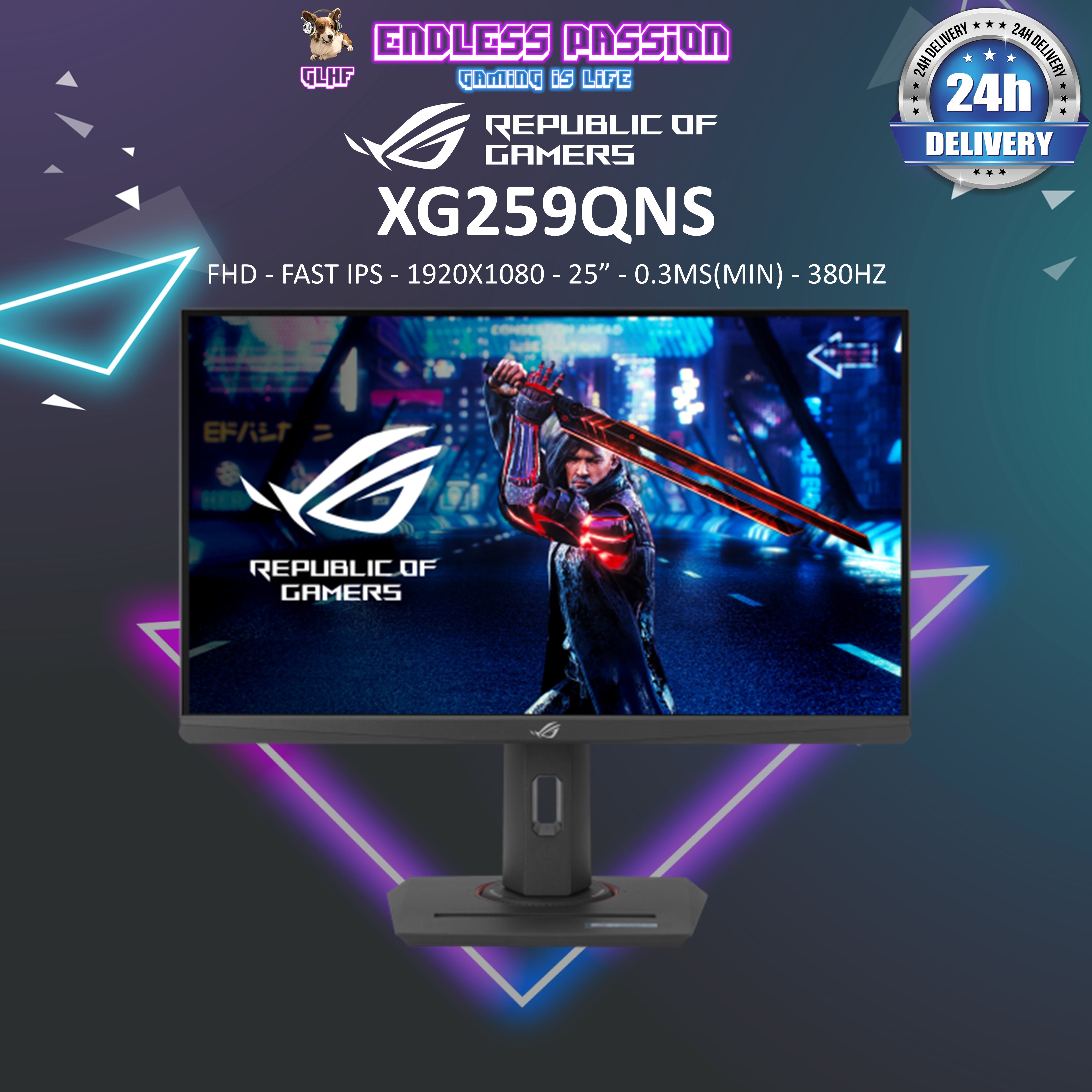 ASUS ROG Strix XG259QNS 25 Inch Gaming Monitor – Endless Passion ASUS ROG Strix XG259QNS 25 Inch Gaming Monitor – Endless Passion