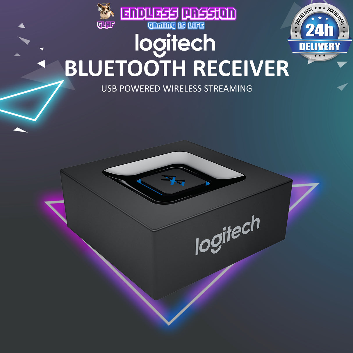 Logitech Bluetooth Audio Receiver - Adapter Powered