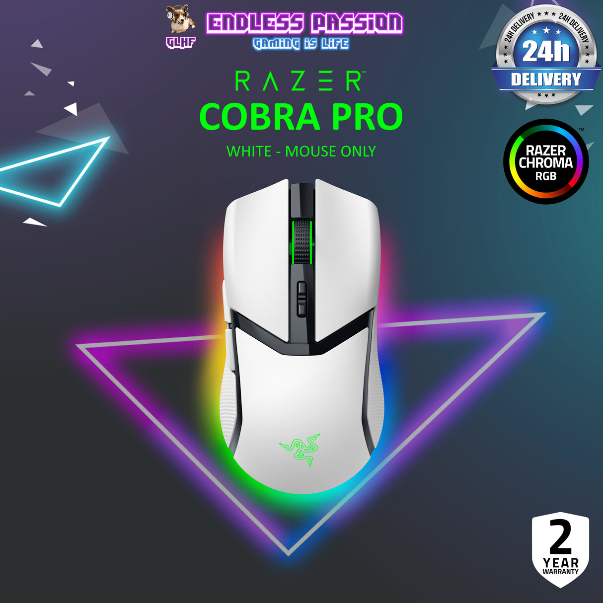 Razer Cobra Pro - Customizable Wireless Gaming Mouse with Razer Chroma RGB