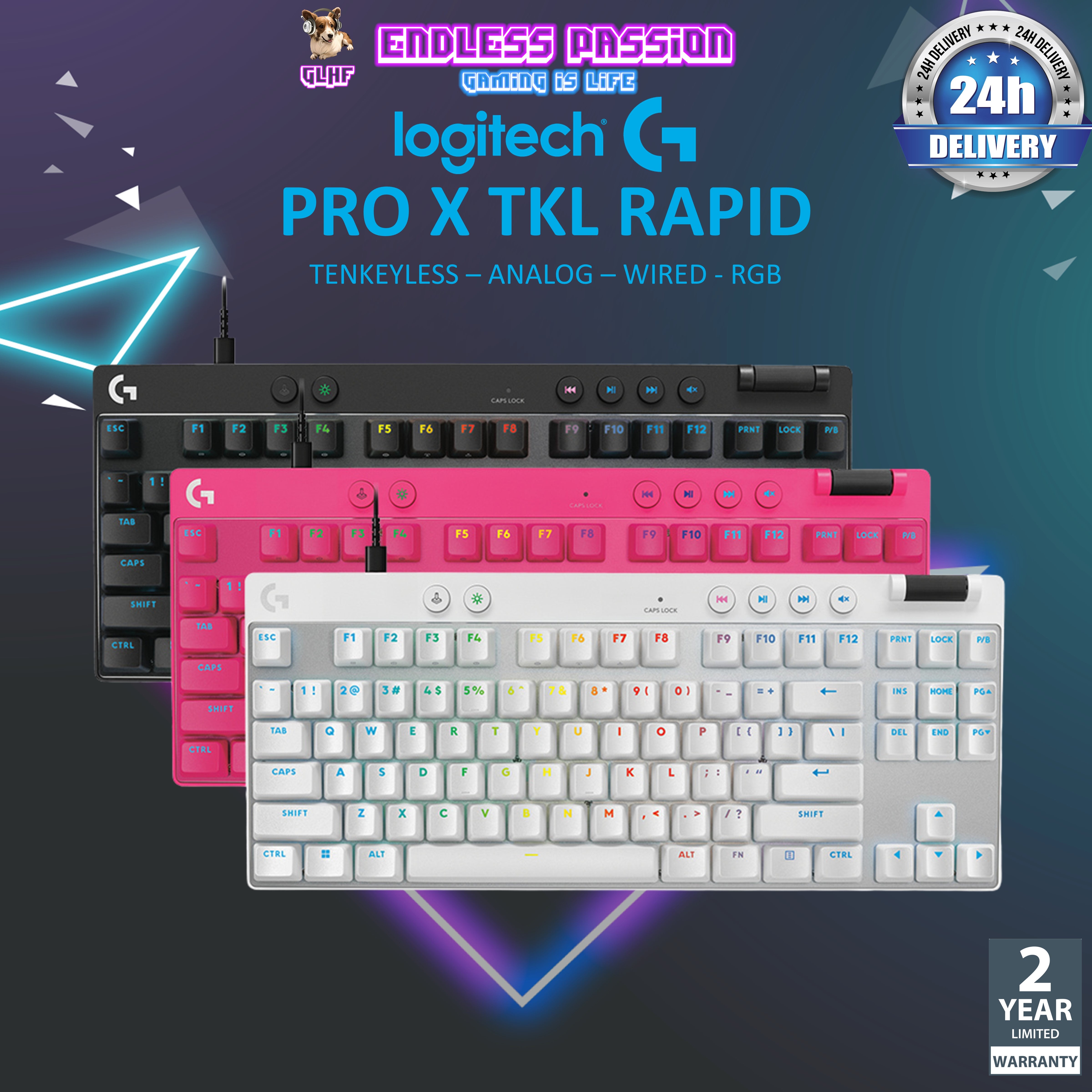Logitech G Pro X TKL Rapid Gaming Keyboard – Endless Passion