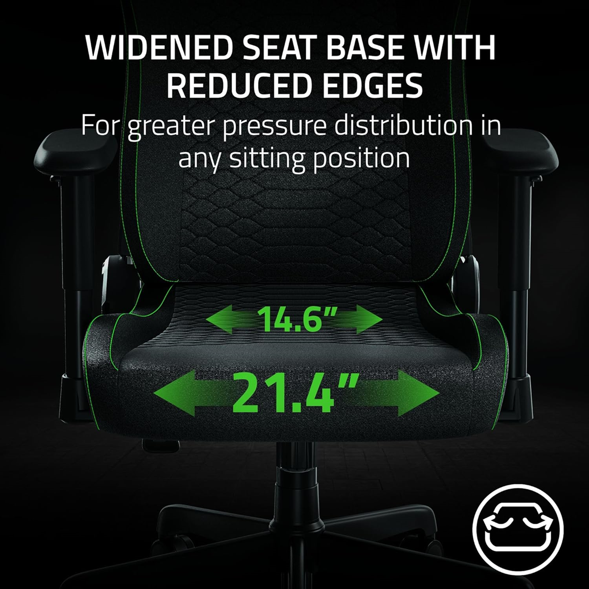 Razer Iskur V2 X - Ergonomic Gaming Chair with Integrated Lumbar Support