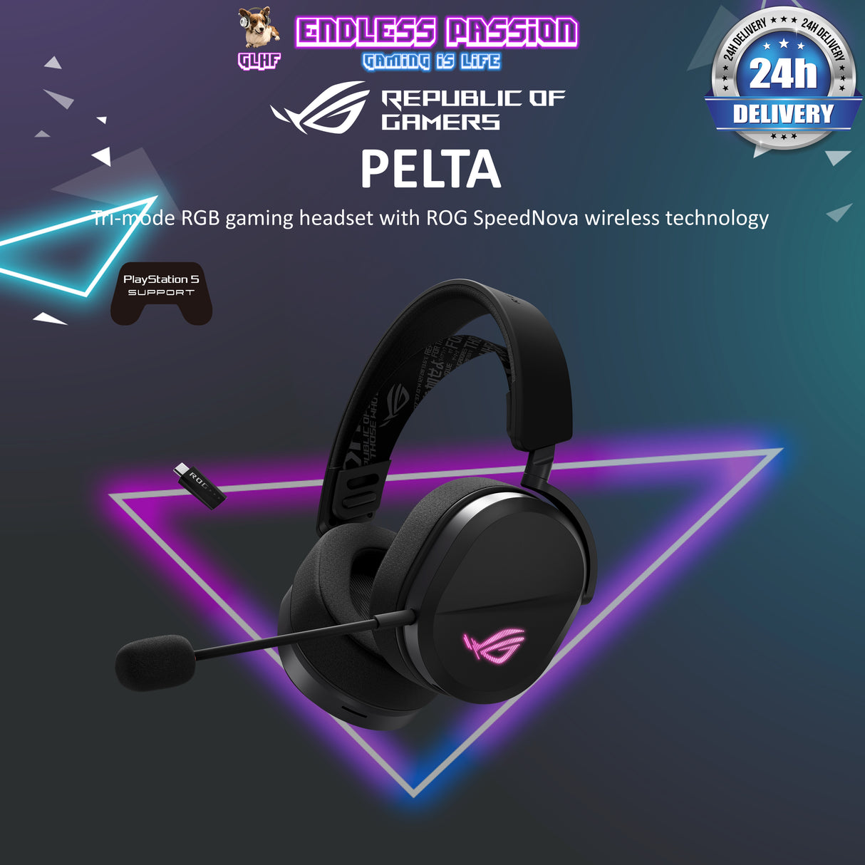 ASUS ROG Pelta Wireless Gaming Headset