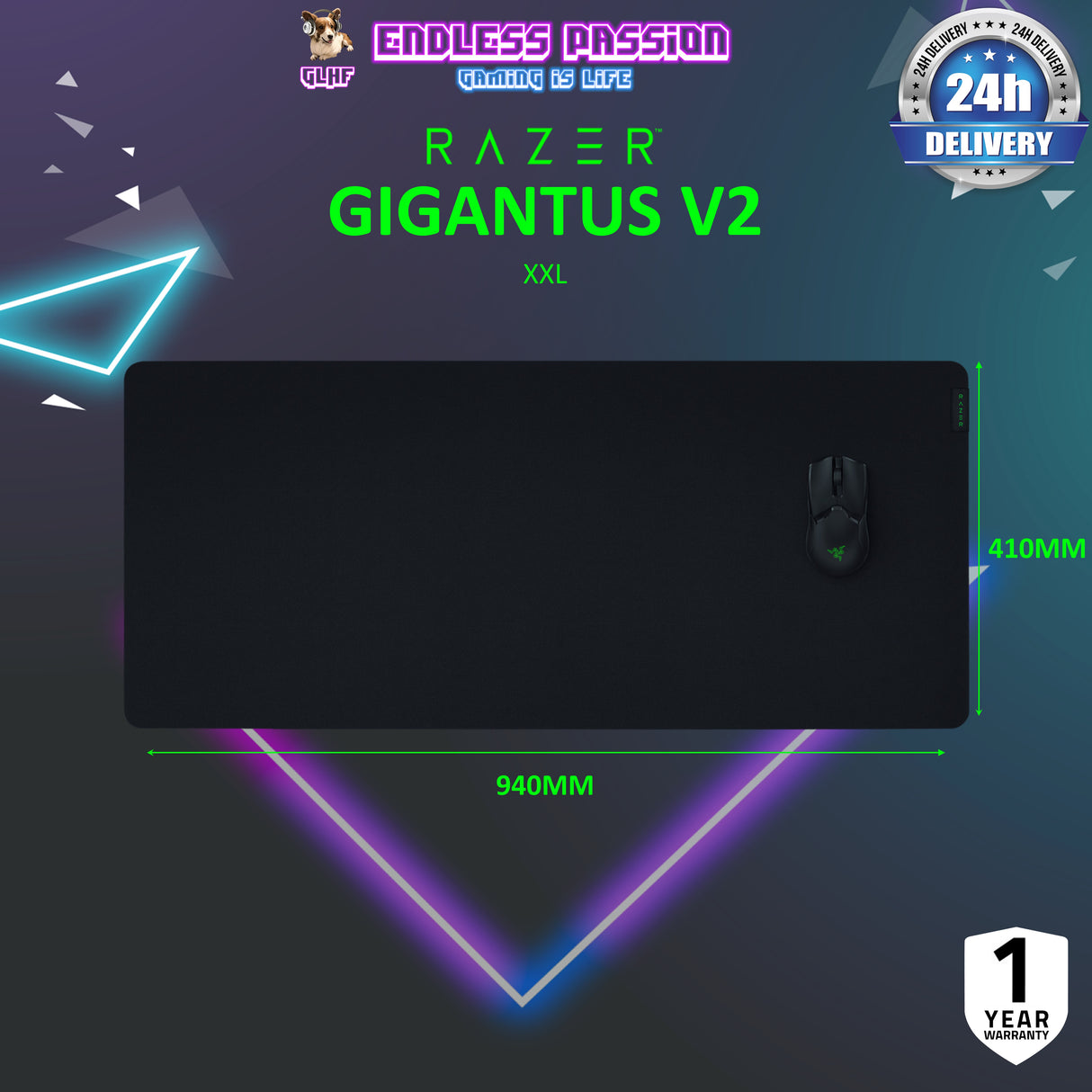 Razer Gigantus V2 — Soft Gaming Mouse Mat (mousepad)