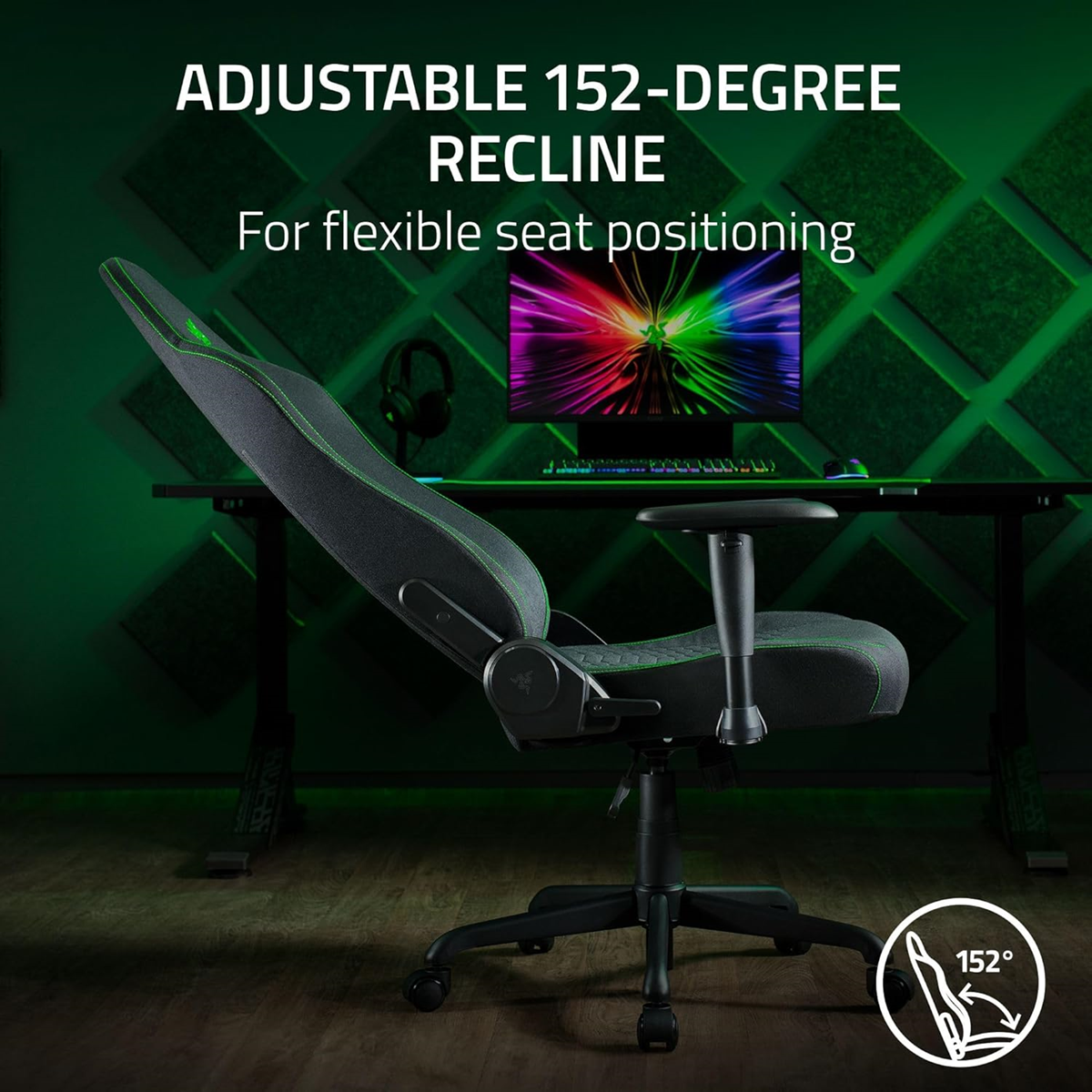 Razer Iskur V2 X - Ergonomic Gaming Chair with Integrated Lumbar Support