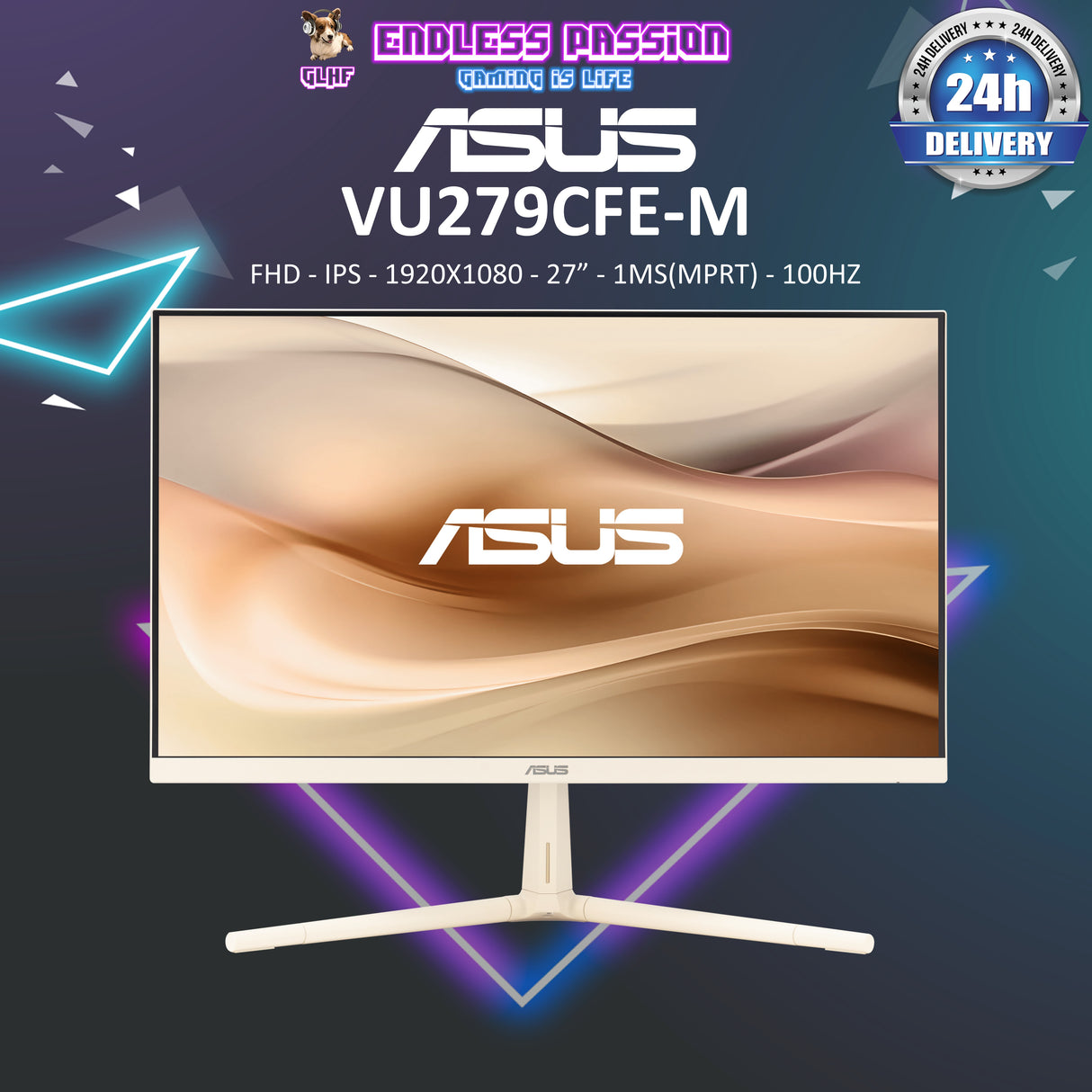 ASUS VU279CFE 27 Inch Eye Care Gaming Monitor