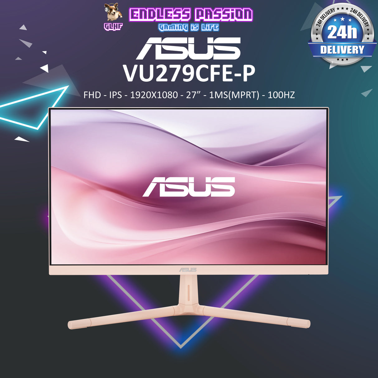 ASUS VU279CFE 27 Inch Eye Care Gaming Monitor