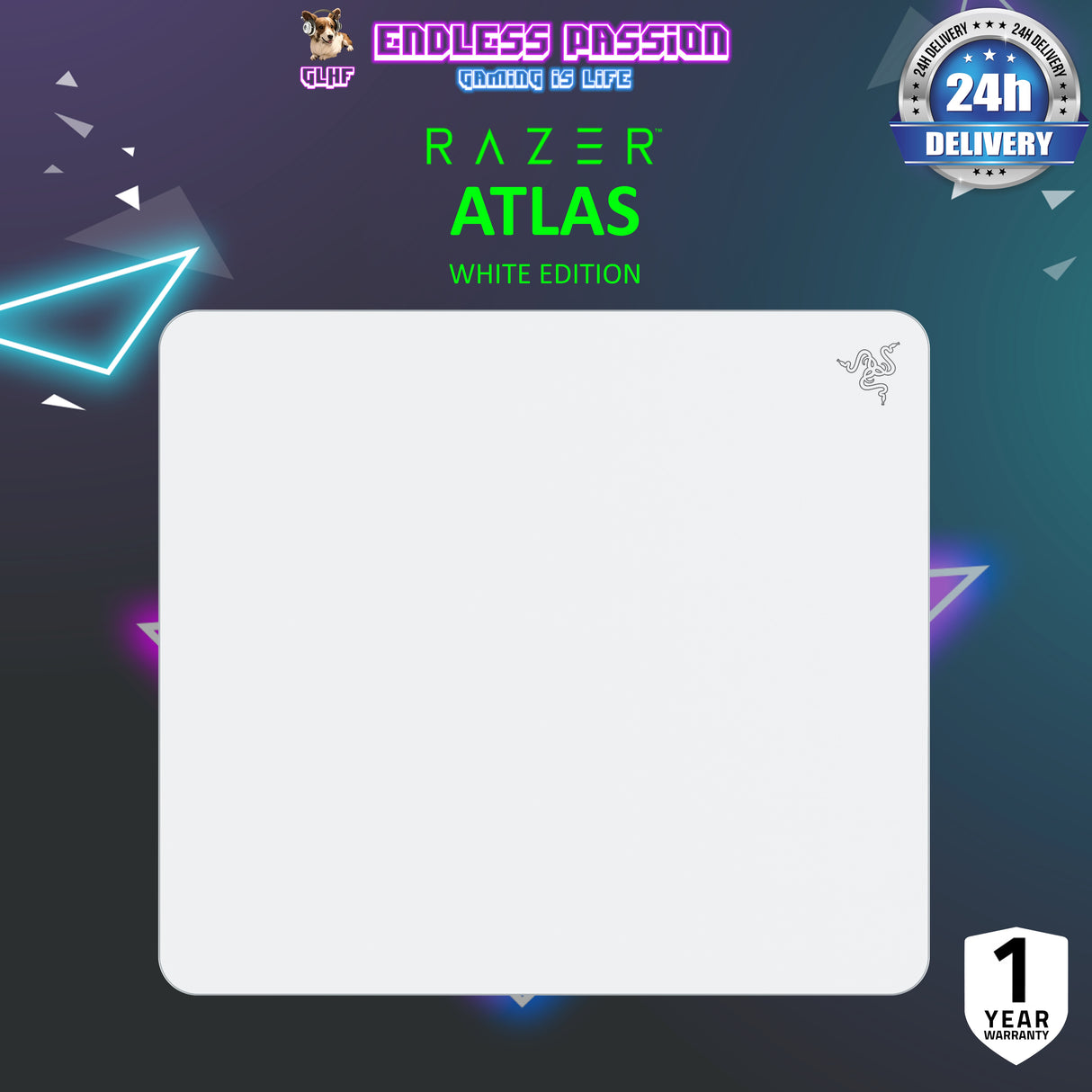 Razer Atlas - Tempered Glass Gaming Mouse Mat