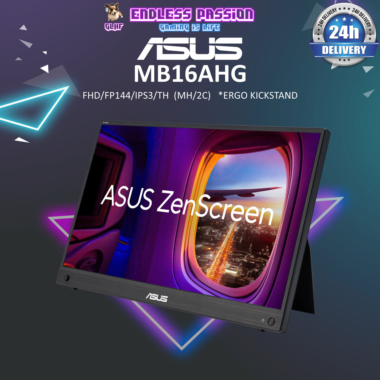 ASUS ZenScreen MB16AHG 16 Inch Portable Monitor
