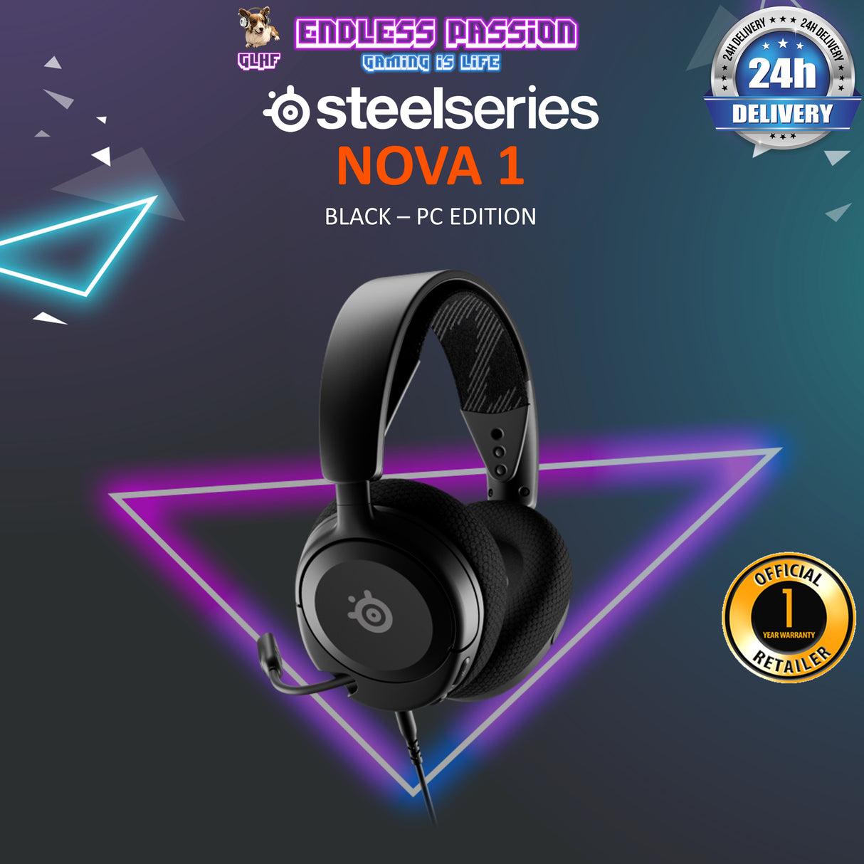 SteelSeries Arctis Nova 1 Wired Gaming Headset