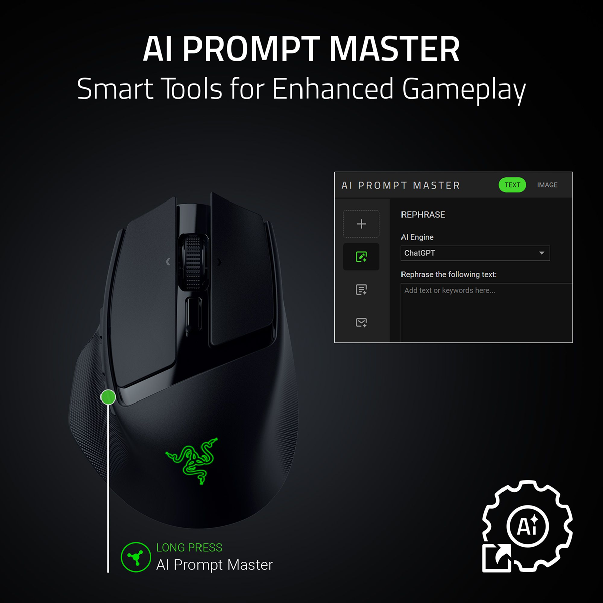 Razer Basilisk Mobile - Wireless Mobile Gaming Mouse