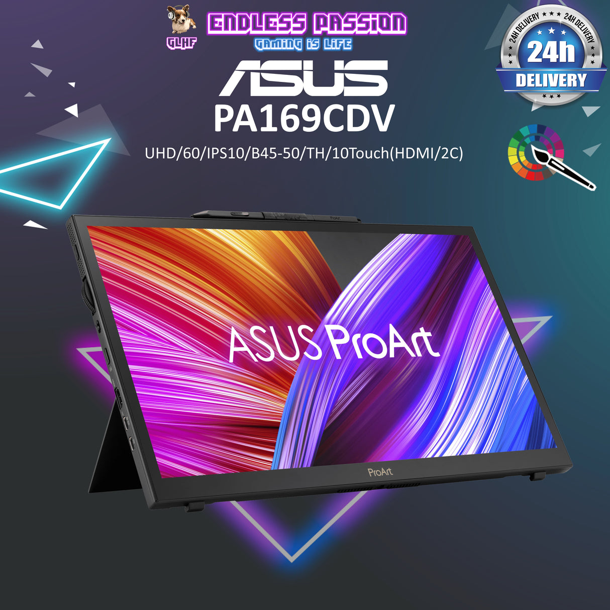 ASUS ProArt Display PA169CDV 27 Inch 4K Portable Monitor