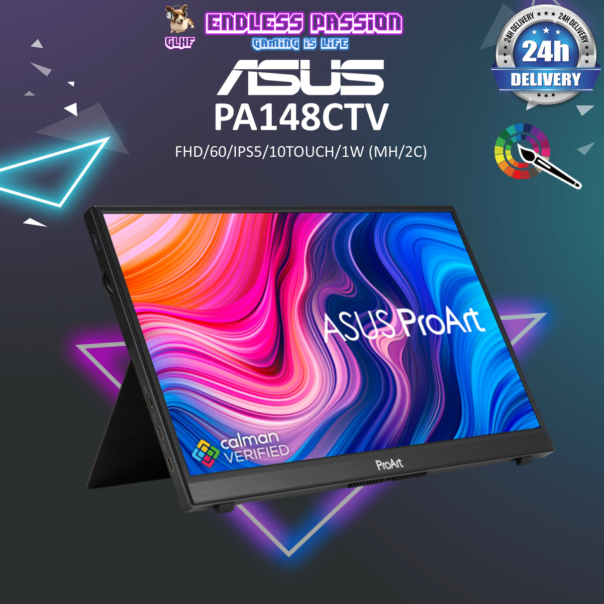 ASUS ProArt Display PA148CTV 14 Inch Portable Monitor