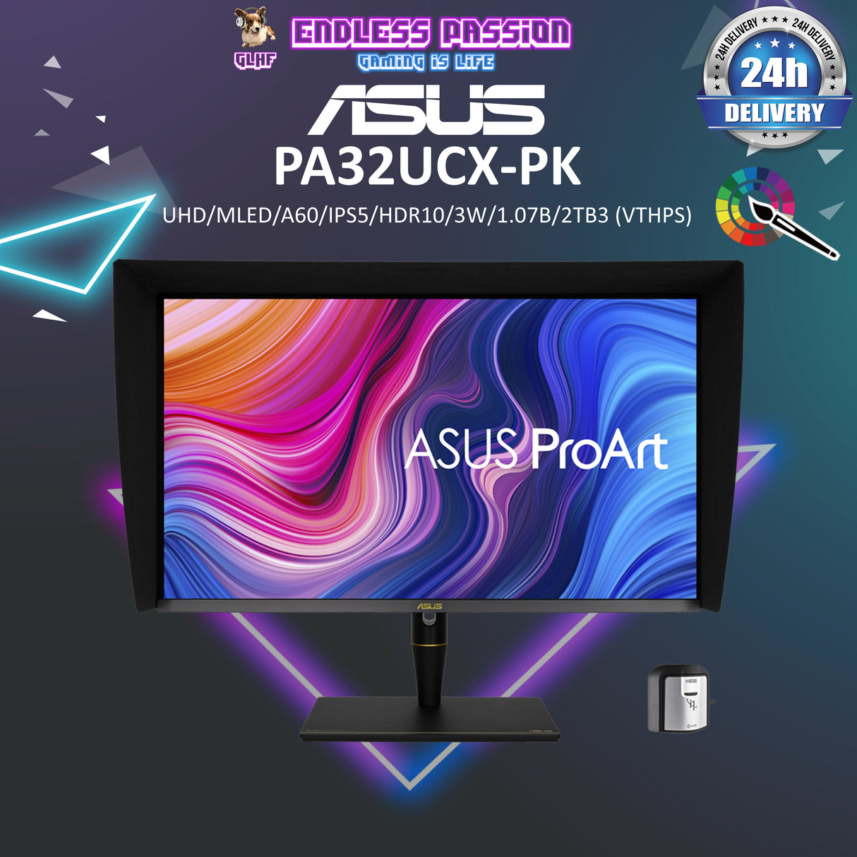 ASUS ProArt Display PA32UCX-PK 32 Inch 4K HDR Professional Monitor