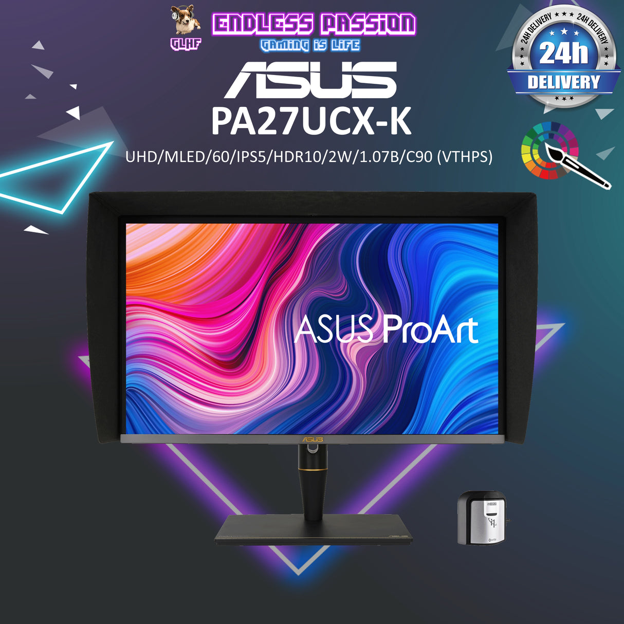ASUS ProArt Display PA27UCX-K 27 Inch 4K Professional Monitor