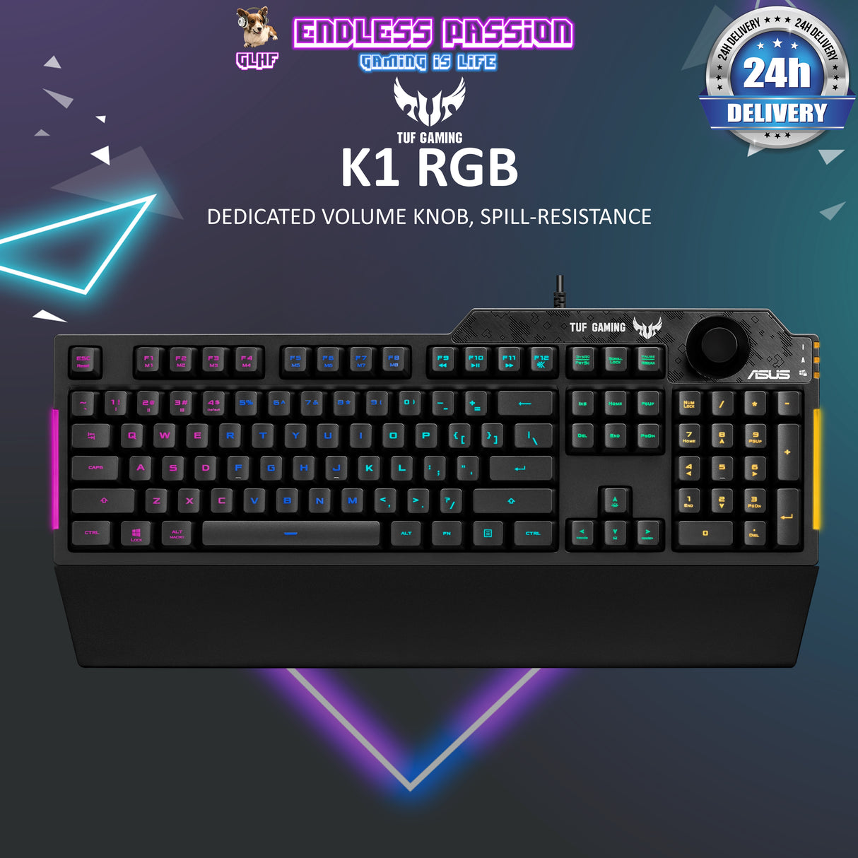 Asus TUF Gaming K1 RGB Gaming Keyboard