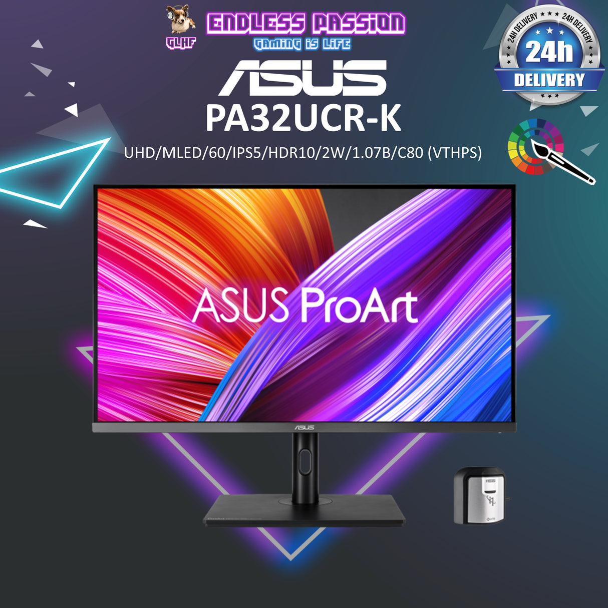 ASUS ProArt Display PA32UCR-K 32 Inch 4K UHD Professional Monitor