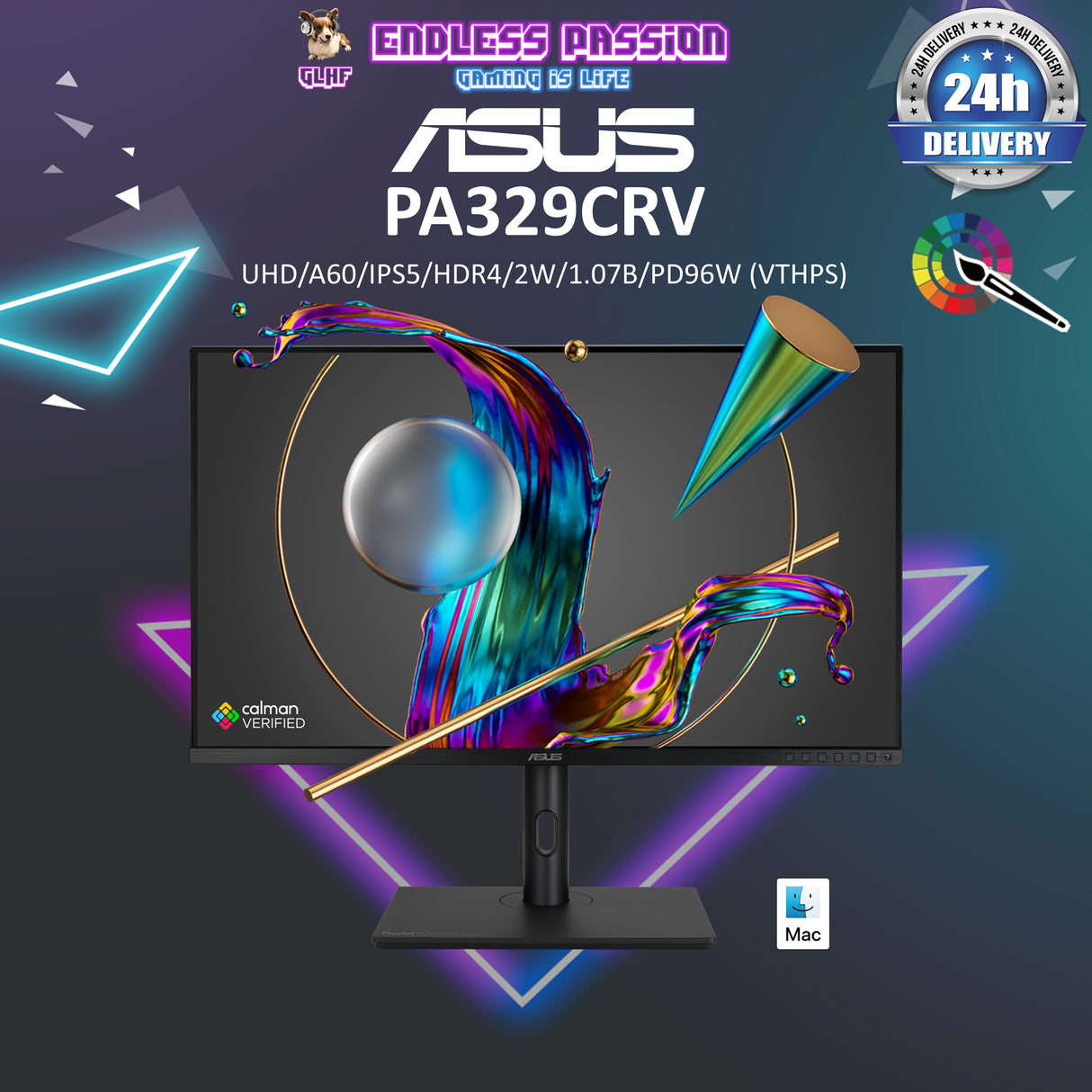 ASUS ProArt Display PA329CRV 32 Inch 4K UHD Professional Monitor