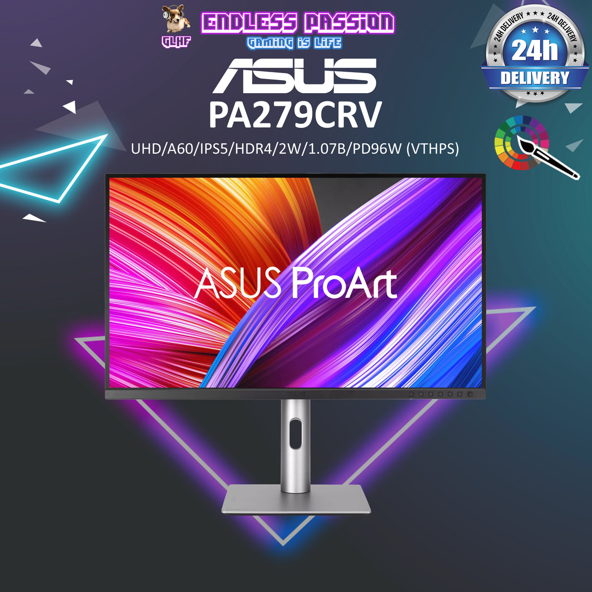 ASUS ProArt Display PA279CRV 27 Inch 4K Professional Monitor