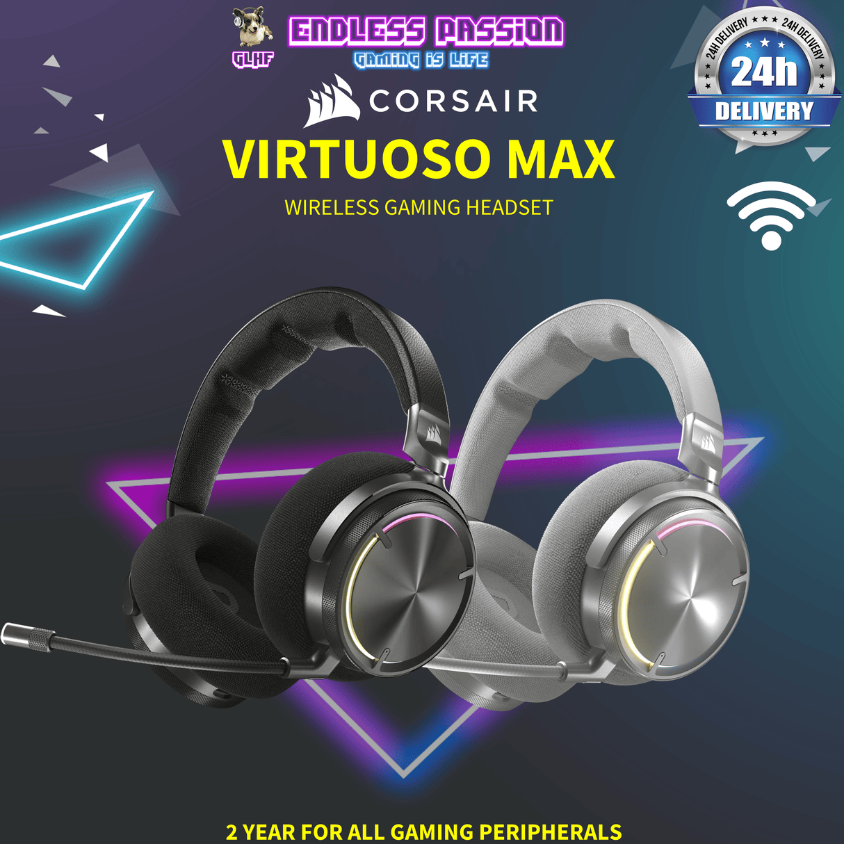 Corsair Virtuoso Max Wireless Gaming Headset