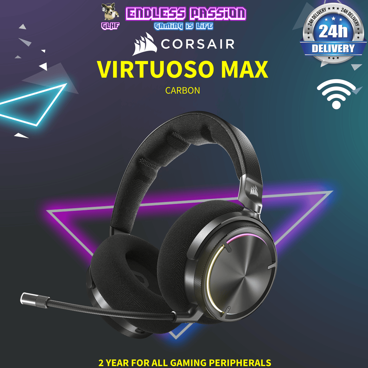 Corsair Virtuoso Max Wireless Gaming Headset