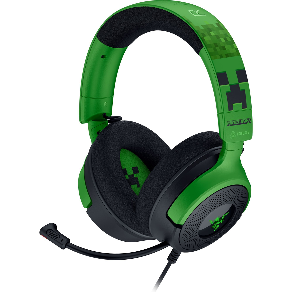 Razer Kraken V4 X - Wired Gaming Headset - Minecraft Edition