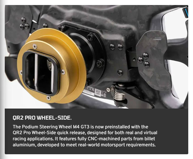 Fanatec Podium Steering Wheel BMW M4 GT3 - P_SW_BMW_GT3_H