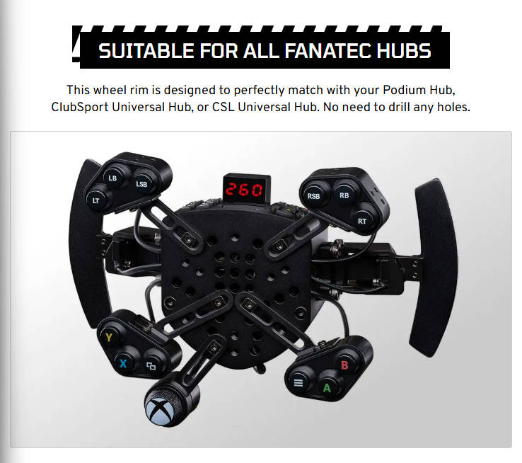 Fanatec ClubSport Wheel Rim 320 - CS_WR_320
