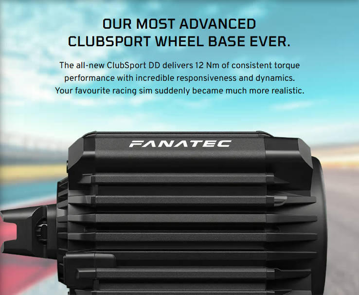 Fanatec ClubSport DD - 12Nm - CS_DD_US