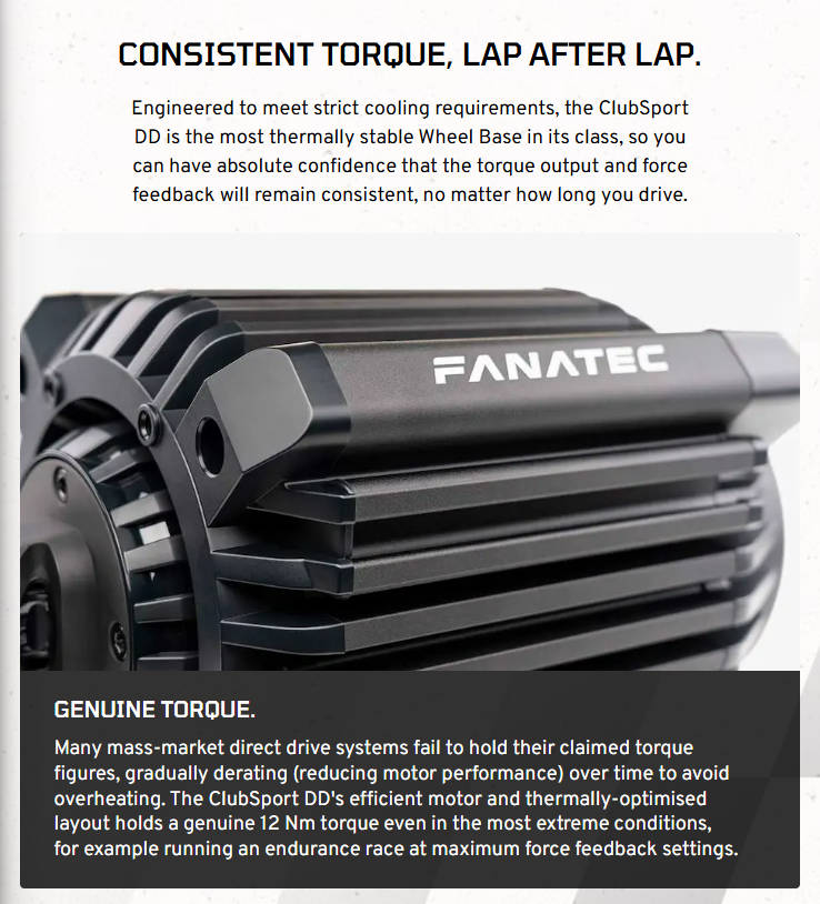 Fanatec ClubSport DD - 12Nm - CS_DD_US