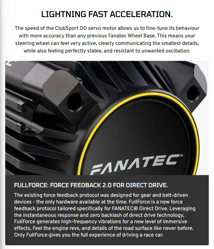 Fanatec ClubSport DD - 12Nm - CS_DD_US
