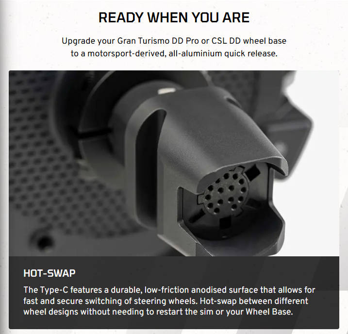 Fanatec QR2 Base Side (Type-C) - QR2_BS_C