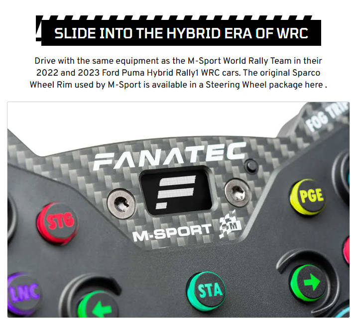 Fanatec Podium Button Module Rally - P_BM_R