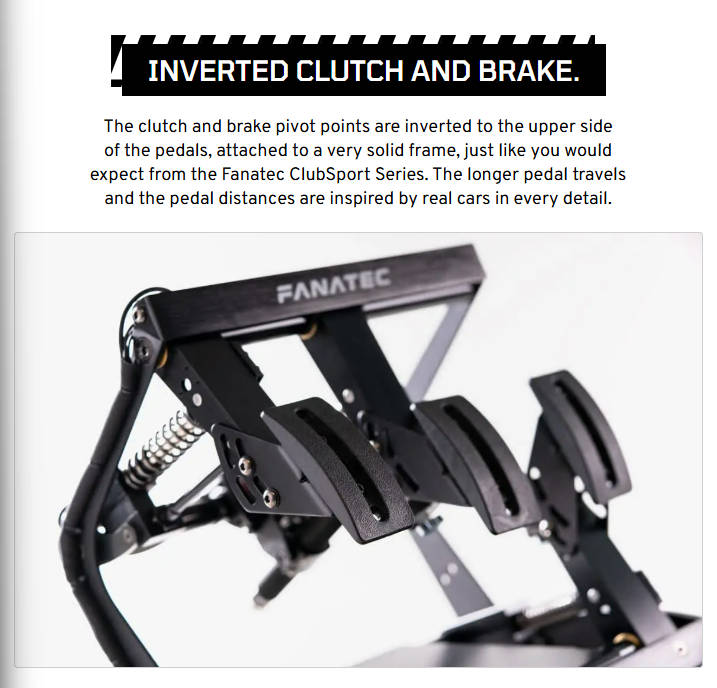 Fanatec ClubSport Pedals V3 inverted - CSP_V3I