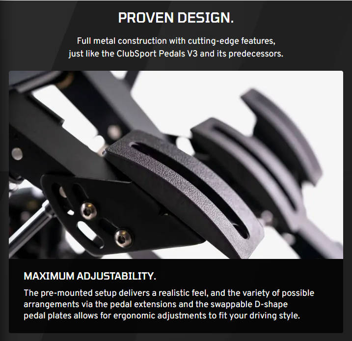 Fanatec ClubSport Pedals V3 inverted - CSP_V3I