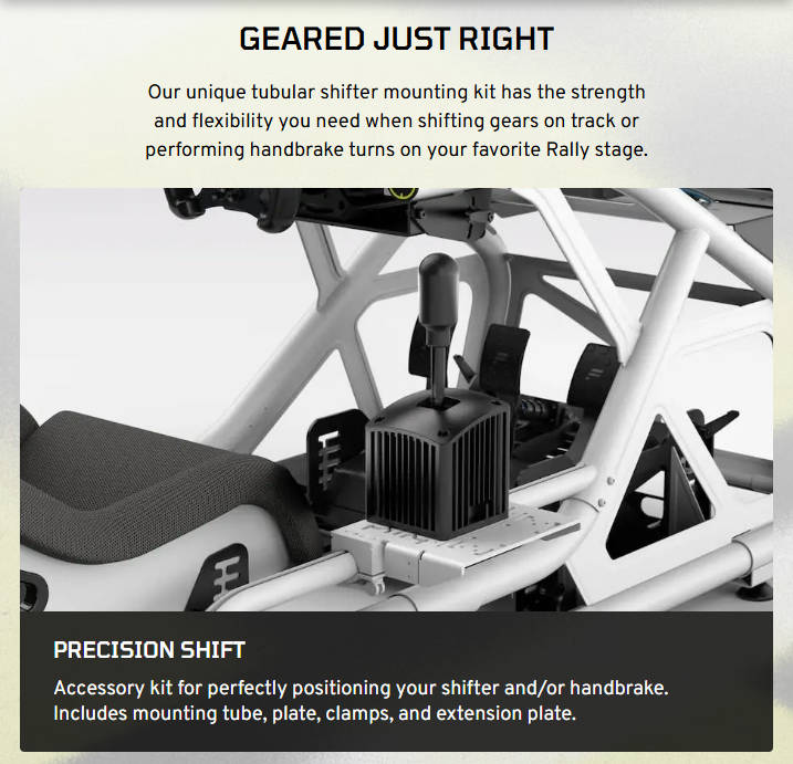 Fanatec ClubSport GT Cockpit Shifter Mount - Right Side - Available in Black & White