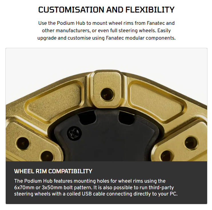 Fanatec Podium Hub - CRD-9020008-WW