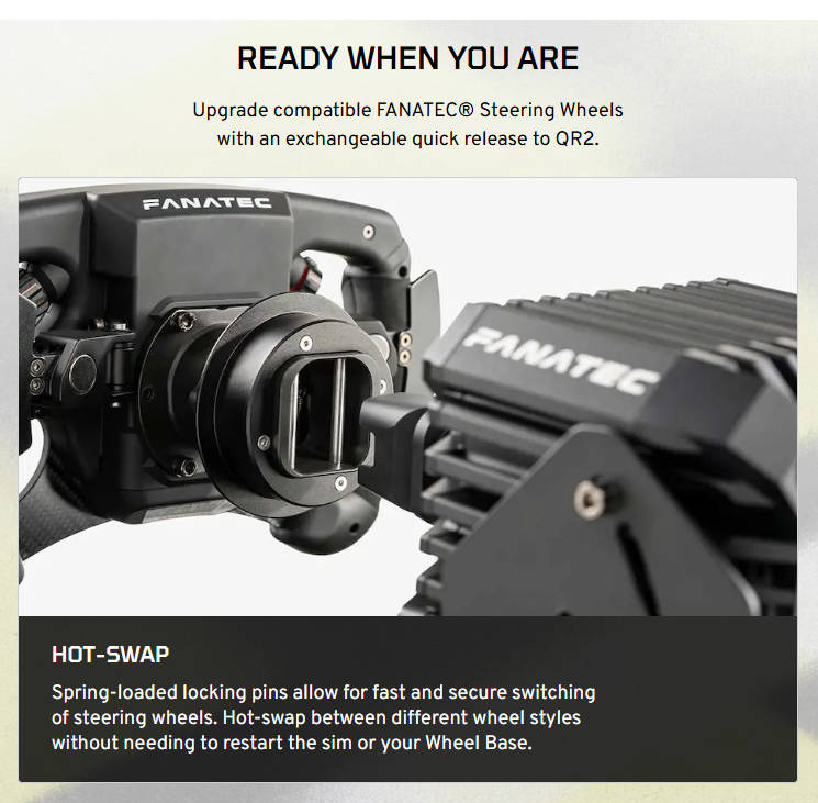 Fanatec QR2 Wheel-Side - QR2_WS