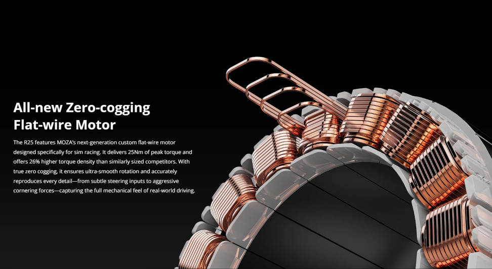 Moza R25 Ultra True Torque Direct Drive Wheel Base - RS091
