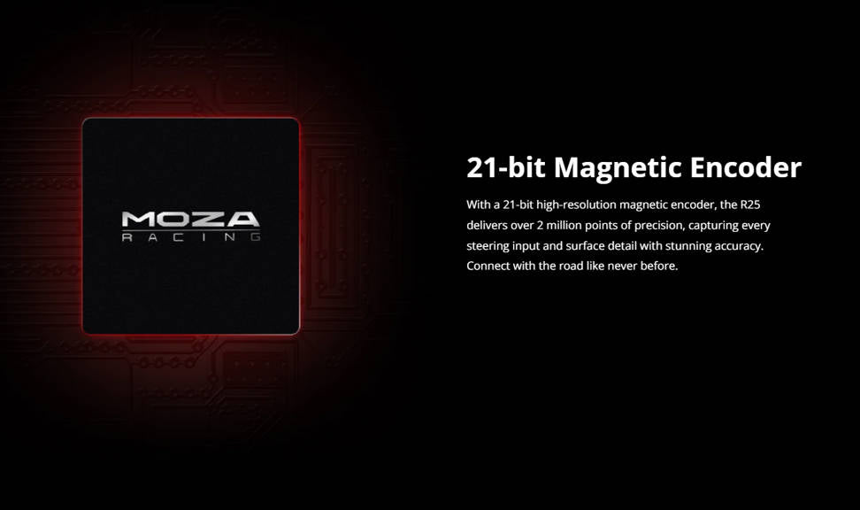 Moza R25 Ultra True Torque Direct Drive Wheel Base - RS091