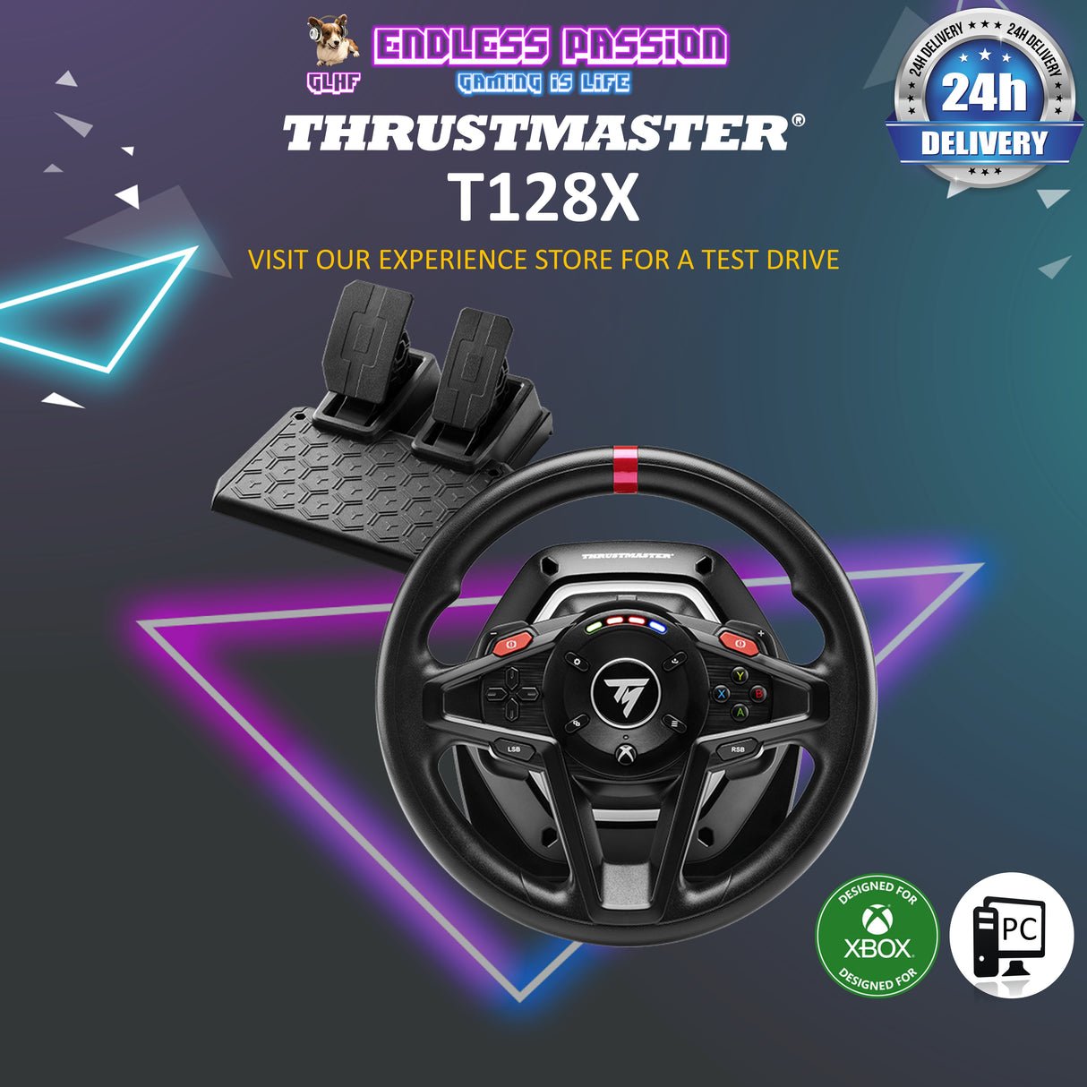 Thrustmaster T128 Playstation & Xbox Version Racing Wheel