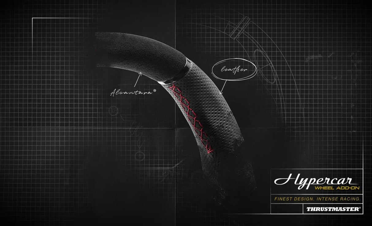 Thrustmaster Hypercar Wheel Add-On - Compatible with PC and Playstation