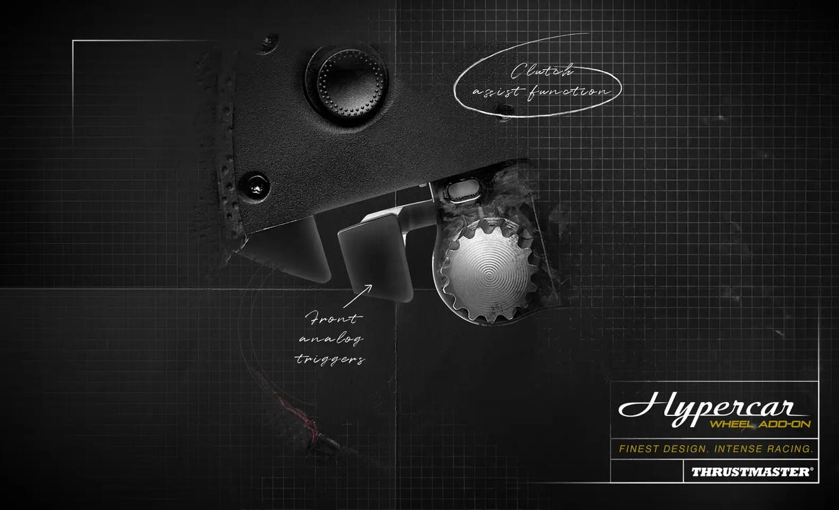 Thrustmaster Hypercar Wheel Add-On - Compatible with PC and Playstation