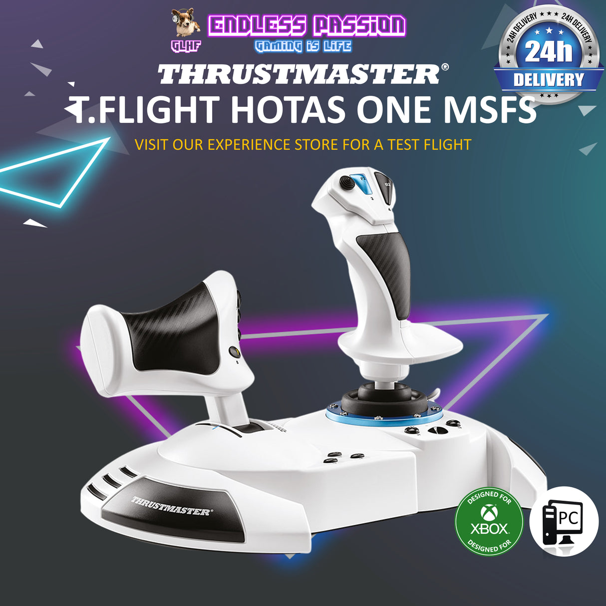 Thrustmaster T-Flight Hotas One MSFS Special Edition (compatible with Xbox Series X|S and PC)