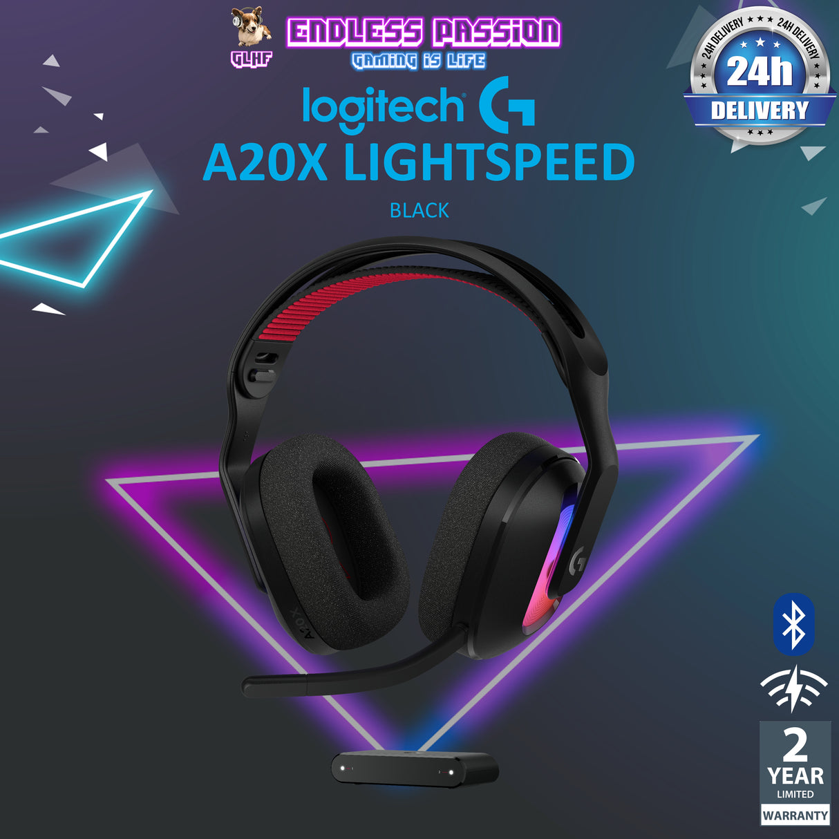 Logitech G Astro A20 X Lightspeed Wireless Gaming Headset