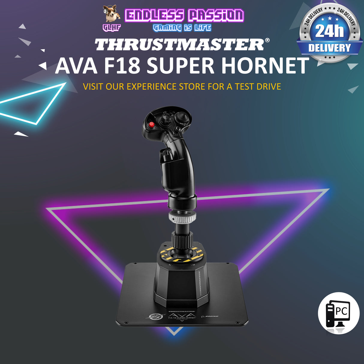Thrustmaster AVA Base + F/A-18 Super Hornet Flightstick