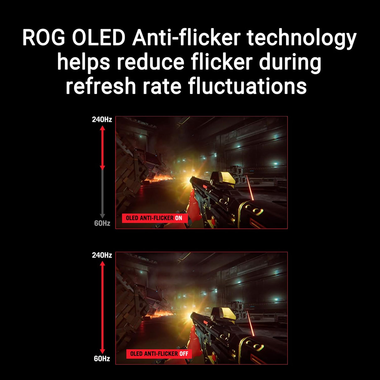 ASUS ROG Strix OLED XG27AQDPG – 27-inch, QHD (2560 x 1440), 500Hz, 0.03ms GTG, QD-OLED Gaming Monitor