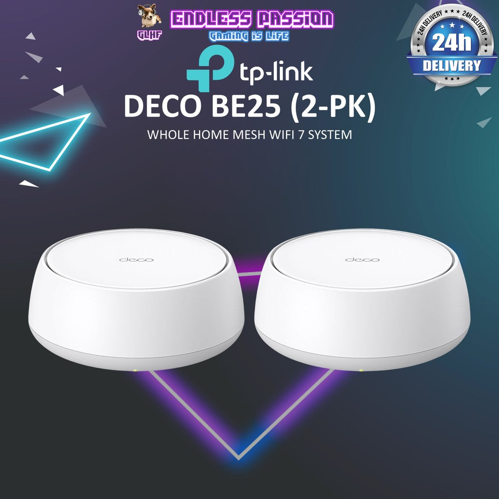TP Link Deco BE25 BE5000 Whole Home Mesh WiFi 7 System