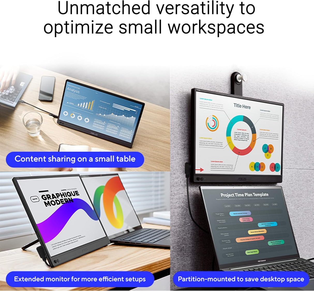 ASUS ZenScreen MB169CK 16" FHD IPS 60 Hz 5ms(GTG) Gaming Monitor