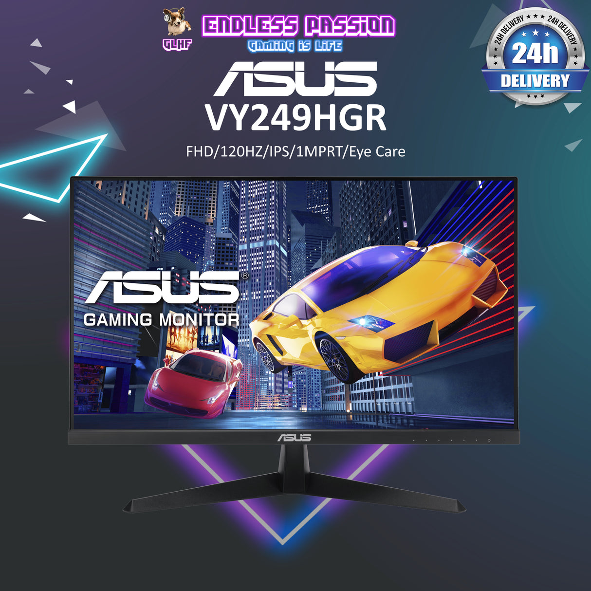 ASUS VY249HGR Eye Care Gaming Monitor